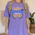 Proud Brother Of A 2018 Senior Shirt Graduation Grad 2K18 Women's Comfort Colors T-Shirt Violet