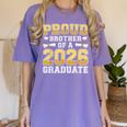 Proud Brother Of A 2026 Graduate Shirt Class 2026 Graduation Women's Comfort Colors T-Shirt Violet