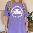 Proud Brother Of a Class Of 2025 Graduate Graduation 2025 Women's Comfort Colors T-Shirt Violet