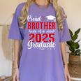Proud Brother Of A Class Of 2025 Graduate Senior Graduation Women's Comfort Colors T-Shirt Violet