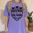 Proud Brother Of a High School Grad Senior Graduation Shirt Women's Comfort Colors T-Shirt Violet