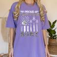 Proud Coast Guard Aunt US Coast Guard Graduation Aunt Women's Comfort Colors T-Shirt Violet