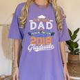 Proud Dad Of A 2018 Graduate Shirt Graduation Grad Class Women's Comfort Colors T-Shirt Violet