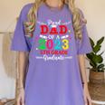Proud Dad Of A 2023 5th Grade Graduate Graduation Family Women's Comfort Colors T-Shirt Violet