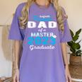 Proud Dad Of 2023 Class Master Graduate Family Graduation Women's Comfort Colors T-Shirt Violet