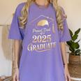 Proud Dad Of a 2025 Graduate Class Of 2025 Graduation Dad Women's Comfort Colors T-Shirt Violet