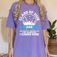 Proud Dad Of A Class Of 2018 Graduate TShirt Graduation Women's Comfort Colors T-Shirt Violet