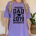 Proud Dad Of A Class 2019 Graduate T Shirt Graduation Women's Comfort Colors T-Shirt Violet