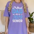 Proud Dad Of A Class 2019 Senior T Shirt Graduation Women's Comfort Colors T-Shirt Violet