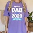 Proud Dad Of A Class Of 2020 Graduate TShirt Graduation Women's Comfort Colors T-Shirt Violet