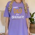 Proud Dad Of A Class Of 2021 Graduate Graduation Women's Comfort Colors T-Shirt Violet