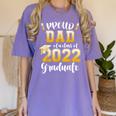 Proud Dad Of a Class Of 2022 Graduate Graduation 2022 Women Women's Comfort Colors T-Shirt Violet