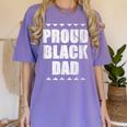 Proud Dad Father's Day Graduation Holiday Women's Comfort Colors T-Shirt Violet