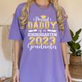 Proud Daddy Of Kindergarten Graduate 2023 Graduation Daddy Women's Comfort Colors T-Shirt Violet