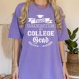 Proud Daughter Of College Grad 2019 Family Graduation Shirt Women's Comfort Colors T-Shirt Violet
