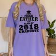 Proud Father Of A Class Of 2018 Graduate Tee Graduation Z1 Women's Comfort Colors T-Shirt Violet