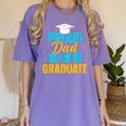 Proud Graduation Dad Father Of Graduates Women's Comfort Colors T-Shirt Violet