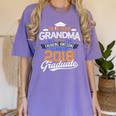 Proud Grandma Of A 2018 Graduate Shirt Graduation Grad Class Women's Comfort Colors T-Shirt Violet