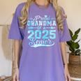 Proud Grandma Of a 2025 Senior Graduate Graduation Premium Women's Comfort Colors T-Shirt Violet