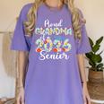 Proud Grandma Of a 2026 Graduate For Family Graduation Women's Comfort Colors T-Shirt Violet