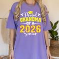 Proud Grandma Of A 2026 Senior Softball Graduation Matching Women's Comfort Colors T-Shirt Violet