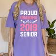 Proud Grandma Of A Class 2019 Senior T Shirt Graduation Women's Comfort Colors T-Shirt Violet