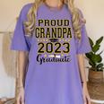 Proud Grandpa Of A 2023 Graduate Graduation Women's Comfort Colors T-Shirt Violet