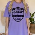 Proud Grandpa Of a Kindergarten Grad Graduation Shirt Women's Comfort Colors T-Shirt Violet