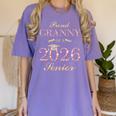 Proud Granny Of A 2026 Senior Graduate Graduation Women's Comfort Colors T-Shirt Violet