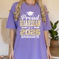 Proud Guardian Of A 2026 Graduate Class Of Graduation Women's Comfort Colors T-Shirt Violet