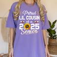 Proud Lil Cousin Of A Class Of 2025 Senior Graduation 2025 Women's Comfort Colors T-Shirt Violet