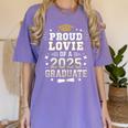 Proud Lovie Of A Class Of 2025 Graduate Senior Graduation Women's Comfort Colors T-Shirt Violet