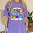 Proud MAMA Of a 2025 PRE-K Graduate -Graduation Women's Comfort Colors T-Shirt Violet