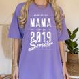 Proud Mama Senior 2019 Mom Graduate Graduation Mommy T Shirt Women's Comfort Colors T-Shirt Violet