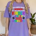 Proud MAWMAW Of Awesome Kindergarten Pre-K Graduation 2025 Women's Comfort Colors T-Shirt Violet