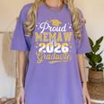 Proud Memaw Of a Class Of 2026 Graduate Senior Graduation Women's Comfort Colors T-Shirt Violet