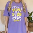 Proud Mimi Of a Band Senior 2026 Graduation Women's Comfort Colors T-Shirt Violet