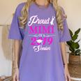 Proud MIMI Of A Class 2019 Senior Tshirt Graduation Women's Comfort Colors T-Shirt Violet