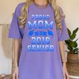 Proud Mom Of 2018 Senior Graduation T Shirt Women's Comfort Colors T-Shirt Violet