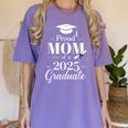 Proud Mom Of a 2025 Graduate Graduation Senior Moms Women's Comfort Colors T-Shirt Violet