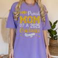 Proud Mom Of A 2025 Graduate Senior Class Of 2025 Graduation Women's Comfort Colors T-Shirt Violet