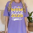Proud Mom Of a 2025 Senior Graduate Graduation Women's Comfort Colors T-Shirt Violet
