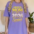Proud Mom Of A 2026 Senior Graduation Pride Women's Comfort Colors T-Shirt Violet