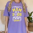 Proud Mom Of a Band Senior 2026 Graduation Women's Comfort Colors T-Shirt Violet