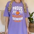 Proud Mom Of Basketball Senior 2026 Graduation Women's Comfort Colors T-Shirt Violet