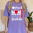 Proud Mom Of a Class Of 2025 Graduate Senior Mom Graduation Women's Comfort Colors T-Shirt Violet