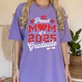 Proud Mom Of a Class Of 2025 Graduate Senior Graduation Women's Comfort Colors T-Shirt Violet