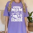 Proud Mom Class Of 2025 Graduation Senior Golf Player Mom Women's Comfort Colors T-Shirt Violet