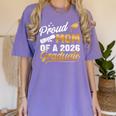 Proud Mom Of A Class Of 2026 Graduate Senior 2026 Graduation Women's Comfort Colors T-Shirt Violet