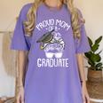 Proud Mom Of A Graduate Graduation Mama Mother Women's Comfort Colors T-Shirt Violet